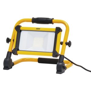 LED Folding Site Light 110V SMD LED, 20W, 2200 Lumens