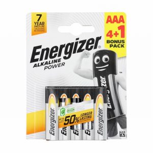 AAA Energizer Alkaline Power Battery (pack of 5)