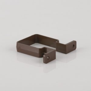 Downpipe Square 114mm Bracket BR507 Brown