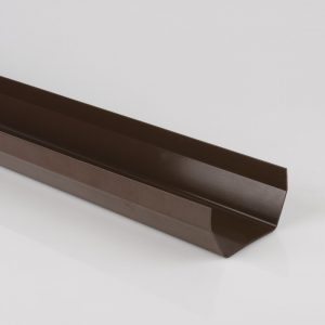 Guttering Square 114mm x 2m Brown BR51