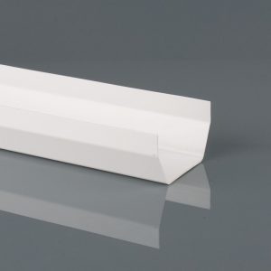 Guttering Square 114mm x 4m White BR52