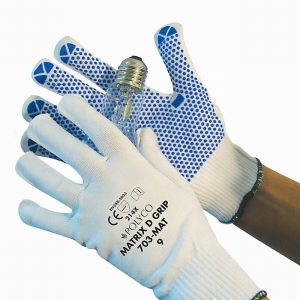 Matrix D-Grip Polka Dot Glove Large pr