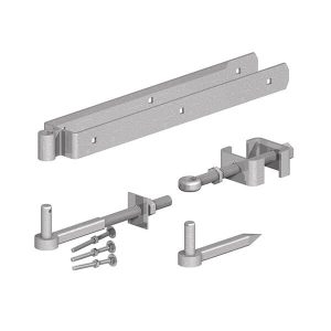 Birkdale Adjustable Field Gate Hinge Set 24″ Galv