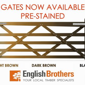 Field Gate Staining Service Light Brown Creocote