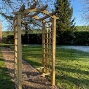 Arch Rounded Top 36″ with Trellis