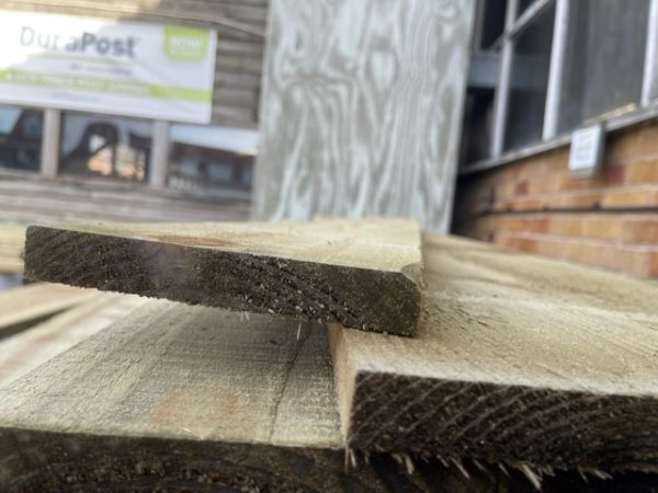 Gravel Board 22x150mmx6ft Pressure Treated Green