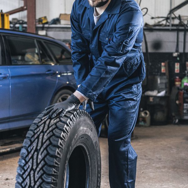 Medium 42" Chest Yardsman Overalls - Blue - Image 2