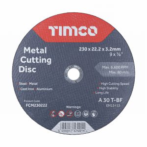 Cutting Disc 9″ Metal (Timco)