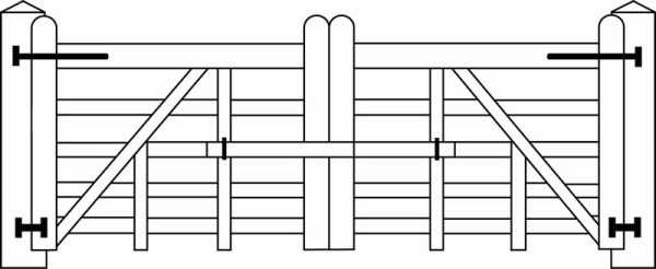 42 Field gate 1350x4200mm - Image 3